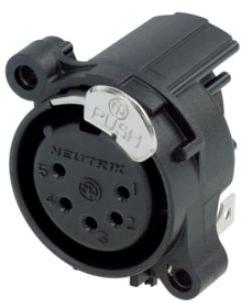 Neutrik Group-NC5FAH-D Steckverbinder für Audio und Video NC5FAH-D Neutrik Group Connector Audio & Video Straight - Arrow.com