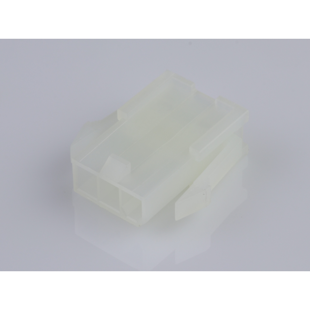 Molex-39-01-4032 Einzeladersteckverbinder, Gehäuse Conn Housing M 3 POS 4.2mm Crimp ST Panel Mount Natural Mini-Fit Jr™ Bag