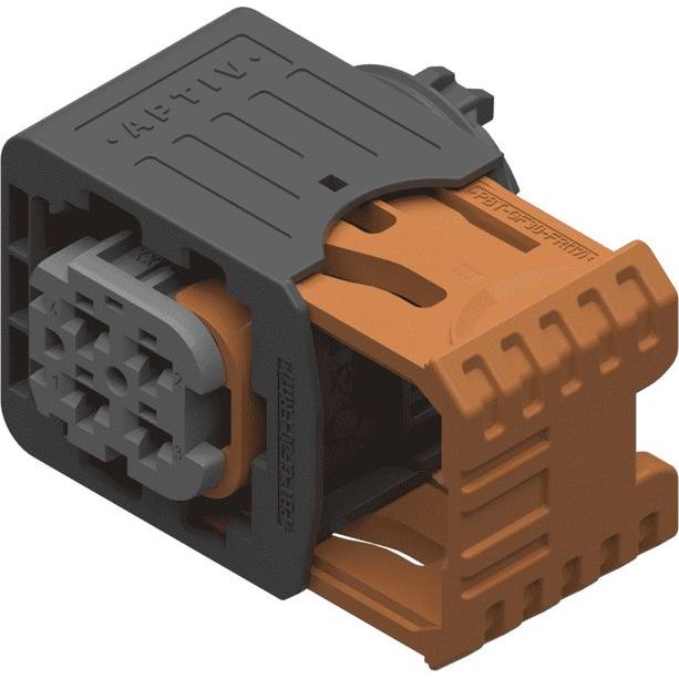 Delphi-33308975 Einzeladersteckverbinder, Gehäuse Conn Housing F 4 POS Crimp ST Cable Mount Gray