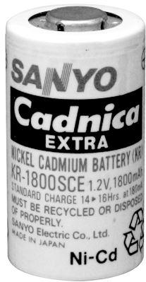 Panasonic-KR-1800SCE Batterien Nickel Battery Cylindrical 1.2V 1.8Ah SC Rechargeable