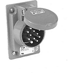 Multi-pin Reverse Service Male Receptacle, 8 Pole 9 Wire, Type SK