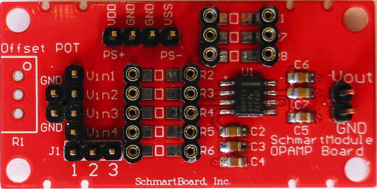SchmartBoard-710-0011-01 Integrierte Verstärkerschaltung, Entwicklungsplatinen und -kits OPA172 OP Amp Development Tool