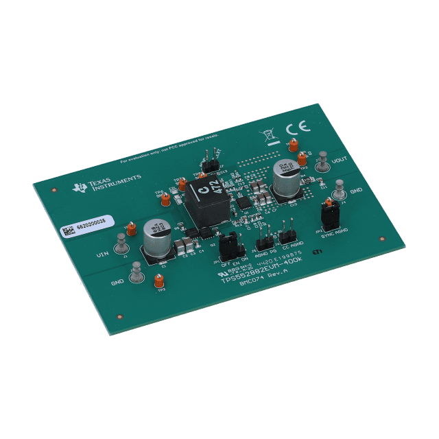 Texas Instruments-TPS552882EVM-400K Energiemanagement, Entwicklungsplatinen und -kits Tps552882 400 kHz Operating Frequency Non I2C Buck Boost Converter Evaluation Module