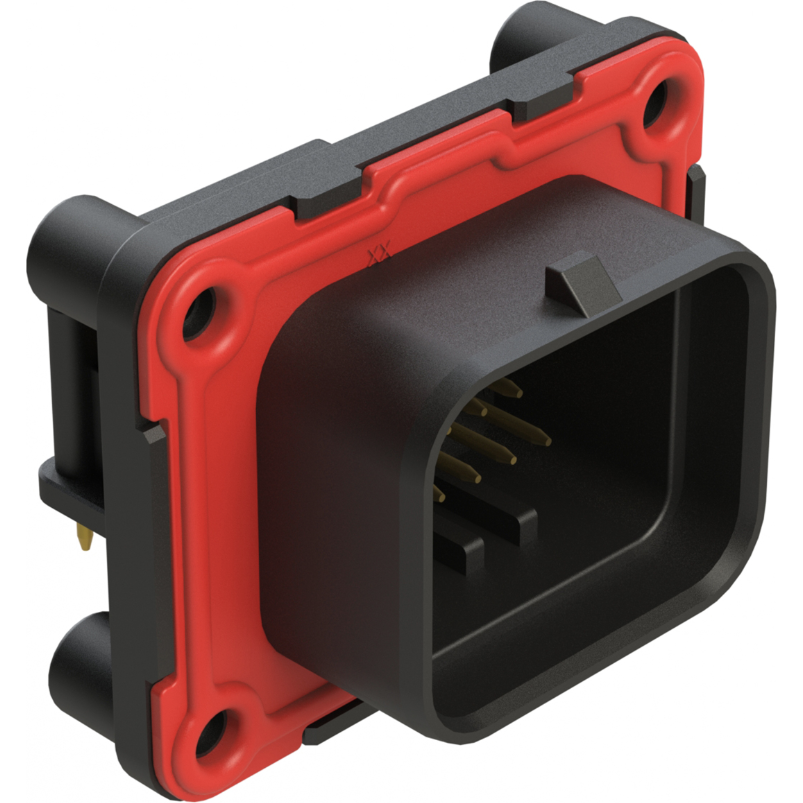 Amphenol-ATS13-26PB-BM01 Connettore rettangolare Conn Rectangular PIN 26 POS 1.5mm Solder RA Thru-Hole