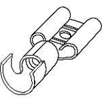 Molex-190180004 Steckverbinderanschlüsse Quick Disconnect Terminal 18-22AWG Brass F 18.2mm Tin VibraKrimp™ T/R