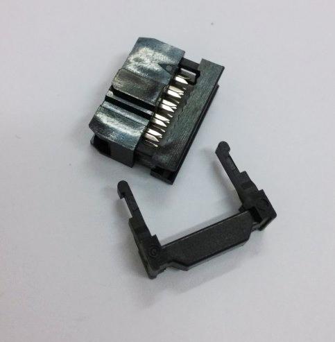 CnC Tech, LLC-3130-10-0103-00 Embases de raccordement et réceptacles PCB Conn IDC Connector SKT 10 POS 2mm IDT RA Cable Mount