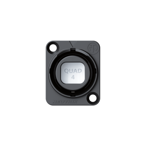 Neutrik Group-NO4FDW-A Steckverbinder, LWL Conn Fiber Optic Multi Mode RCP ST 0.5dB