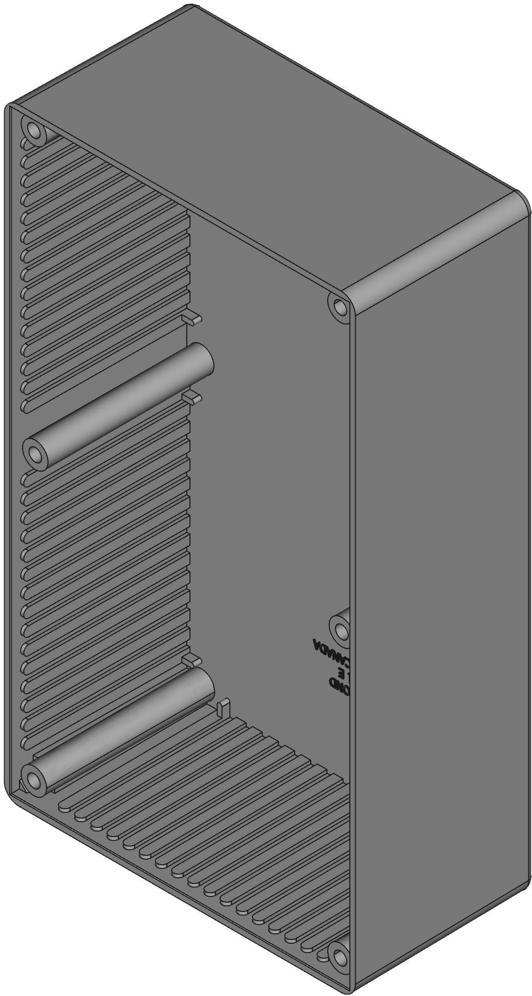 Hammond Manufacturing-1591REBK 箱、罩及架 Black Acrylonitrile Butadiene Styrene Wall Mount Extruded Enclosure