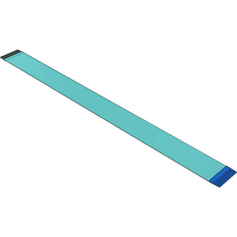 Samtec-FJ-15-R-07.00-4 Flachband Kabelbaugruppen Cable Assembly 0.17m 1mm 15 to 15POS FFC to FFC Bulk