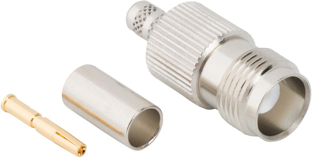 Amphenol RF-122122 RF-Steckverbinder Conn TNC 0Hz to 11GHz 50Ohm Crimp ST Cable Mount RCP Gold
