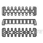 Connector Accessories 16 POS Contact Retainer Plate Polybutylene Terephthalate