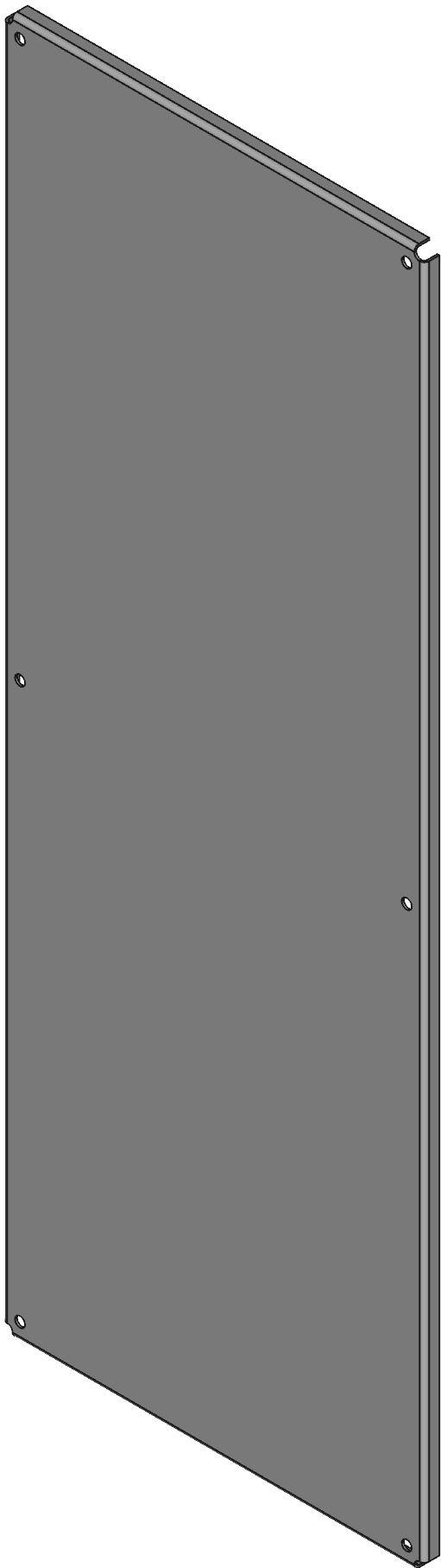 Hammond Manufacturing-18P5721 null Inner Panel, Steel, White, Galvanized, 57 In Length, 21 In Width