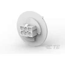 TE Connectivity-794714-1 Connector Discrete Wire Housing Conn Housing RCP 6 POS 6.35mm Crimp ST Panel Mount Natural Package