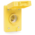 Conn Power PL 2Power/1Ground POS ST Cable Mount 3 Terminal 1 Port Watertite®