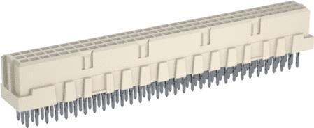 ERNI Electronics-254850 Steckverbinder, Mutterplatine Conn DIN 41612 F 96 POS 2.54mm Press Fit ST Thru-Hole