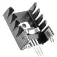 Boyd Corporation-534202B02853G Heat Sinks Heat Sink Passive TO-220 Vertical Clip Aluminum 13.4°C/W Black Anodized