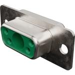 Conn D-Sub F 1Power/4Signal POS 2.84mm Solder Cup ST Cable Mount 1 Port Carton