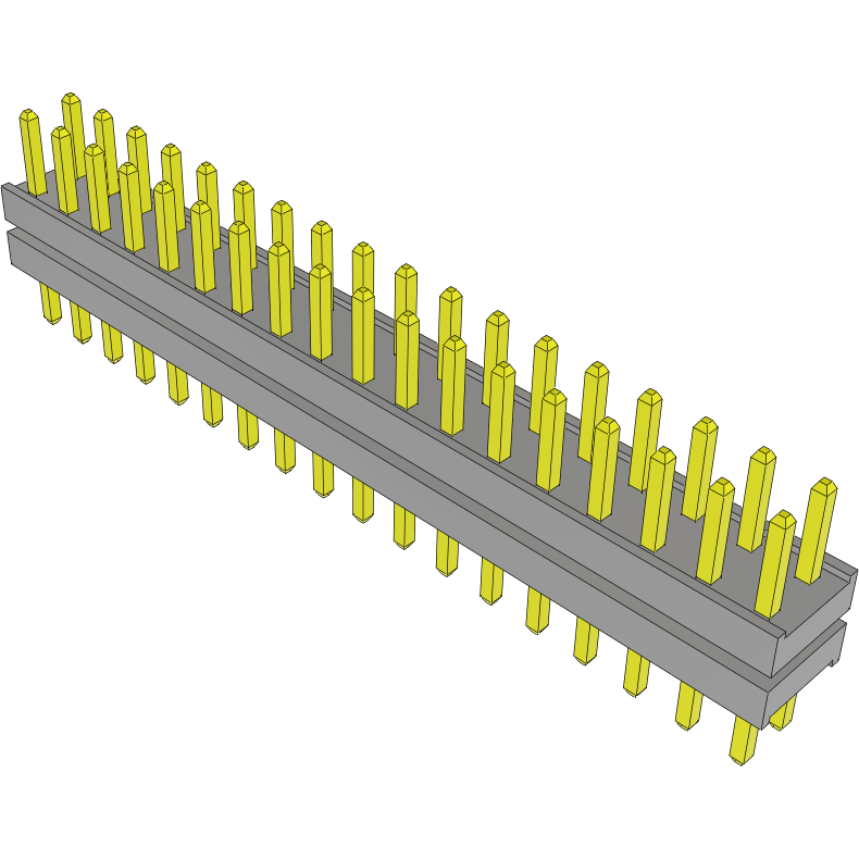 Samtec-TW-18-02-L-D-140-110 Piastre connettori e prese PCB Conn Board Stacker HDR 36 POS 2mm Solder ST Thru-Hole Bulk