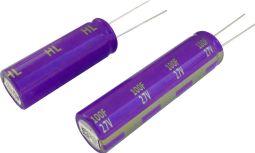 Panasonic-EEC-HL0E506 Condensateur électrique double couche - Supercondos Cap Supercap 50F 2.7V 20% ( 18 X 50mm ) Radial Aluminum Cylindrical Can 7.5mm 0.015 Ohm 2000h 65°C