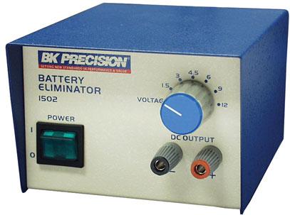 B&K Precision-1502 Bench Power Supplies Heavy Duty DC Battery Eliminator