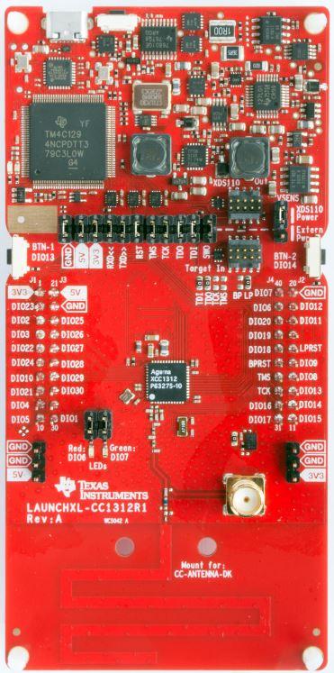 Texas Instruments-LAUNCHXL-CC1312R1 RF/Drahtlos-Entwicklungsplatinen und Kits RF Wireless Development System