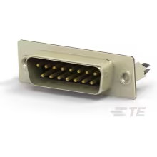 TE Connectivity-2301828-1 Connector D-Subminiature Conn D-Sub PIN 15 POS 1.38mm Solder ST Thru-Hole 15 Terminal 1 Port Tray