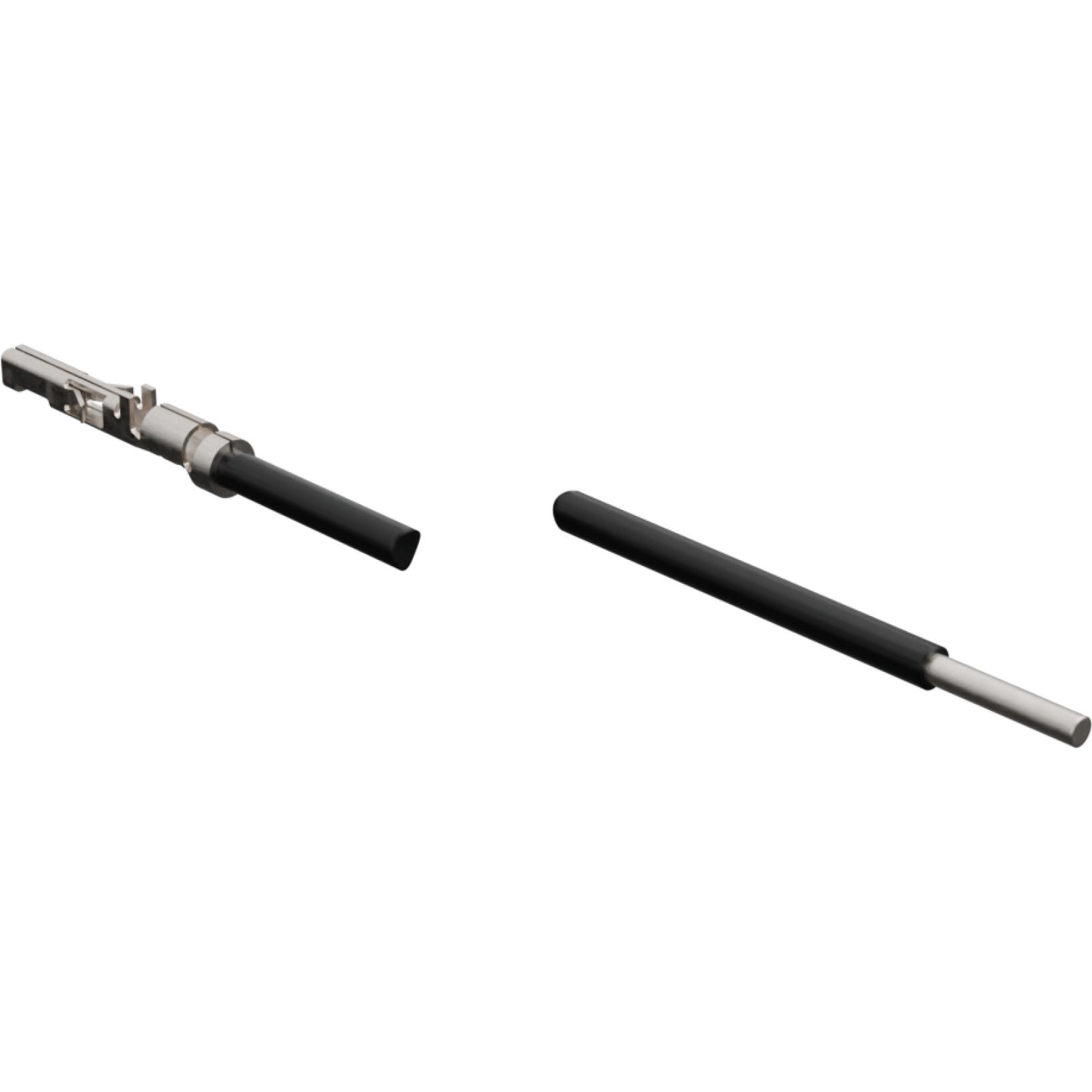 Molex-2147611104 Montajes de cables, otros Cable Assembly UL 10002 0.3m 22AWG Crimp Terminal 1 POS F Crimp Bag