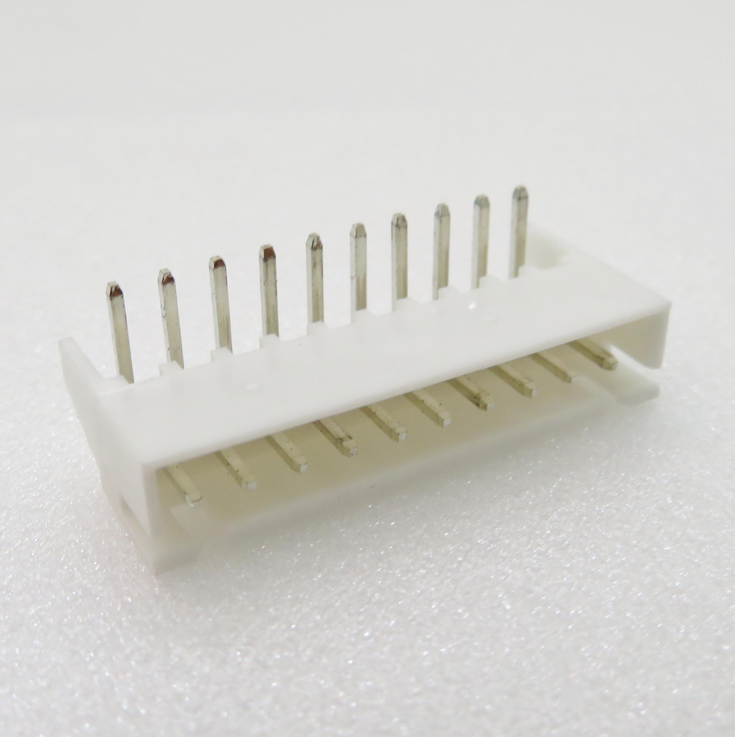 ADAM TECH-25SH-B-09-TR Cabezales del conector y receptáculos PCB Conn Shrouded Header (4 Sides) HDR 9 POS 2.5mm Solder RA Side Entry Thru-Hole