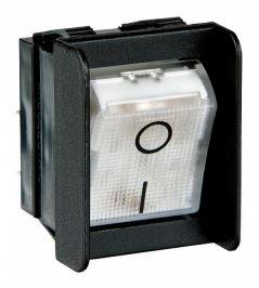 Bulgin Components PLC-T1560AABB Switch Rocker Switch Rocker ON ON DPDT Solder Curved Rocker 16A 250VAC 24VDC 745.7VA