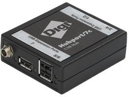 Digi International-301-1010-74 Boquillas y conmutadores 5.5-30V DC powered USB 2.0 hub