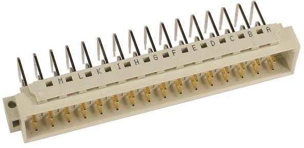 HARTING-09056486921 Steckverbinder, Mutterplatine Conn Backplane M 48 POS 5.08mm Solder RA Thru-Hole