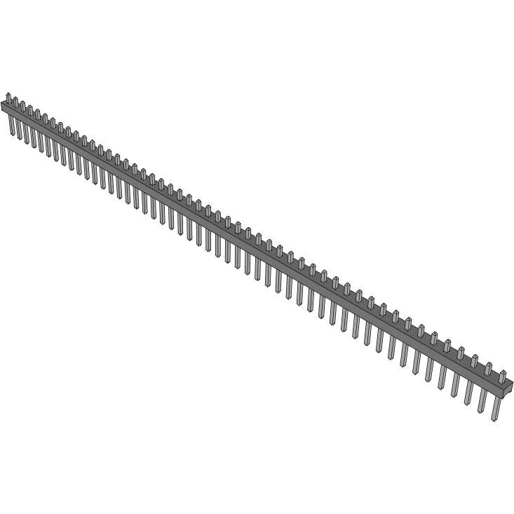 Samtec-MTMM-150-04-T-S-070 Steckverbinderleisten und Leiterplattenbuchsen Conn Unshrouded Header HDR 50 POS 2mm Solder ST Top Entry Thru-Hole Bulk