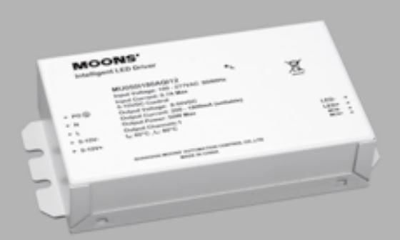 MOONS INDUSTRIES-MU050I180AQI12 LED 电源 AC/DC LED Power Supply 50W Single