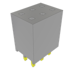 Conn Socket Strip SKT 6 POS 2.54mm Solder ST Top Entry Thru-Hole Layer