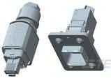 TE Connectivity-8-2120875-1 Connettore telefono e telecomunicazione Conn RJ-45 Coupler PL/F 4/4 POS 1.02mm ST Panel Mount 1/1 Port Cat 5e Blister