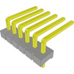 Conn Unshrouded Header HDR 6 POS 3.96mm Solder ST Thru-Hole Bulk