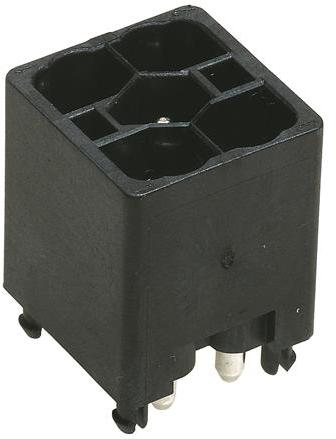 HARTING-09350023004 Raccordement d'alimentation Conn Power M 5 POS Solder ST Thru-Hole 5 Terminal 1 Port