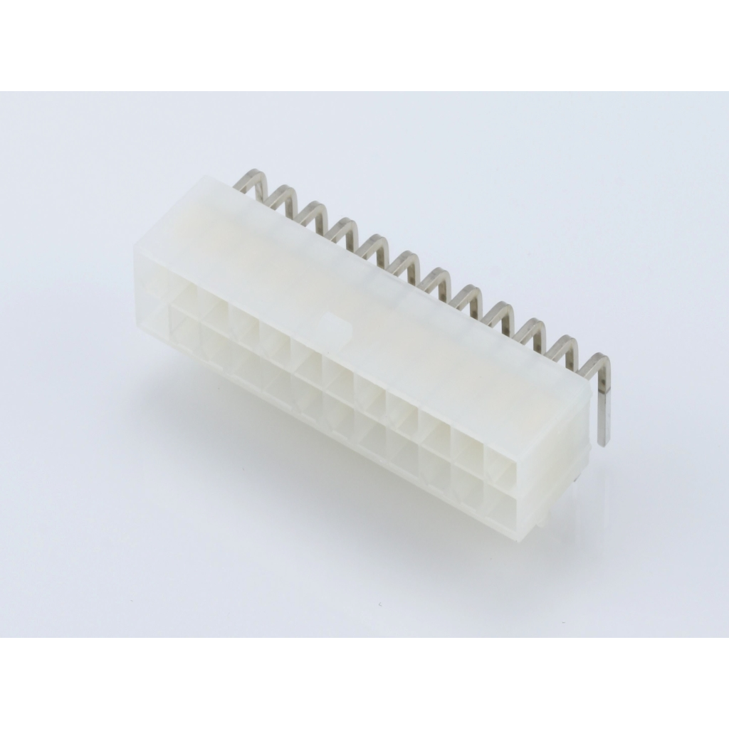 Molex-0039301241 Steckverbinderleisten und Leiterplattenbuchsen Conn Wire to Board HDR 24 POS 4.2mm Solder RA Side Entry Thru-Hole Mini-Fit Jr Bag