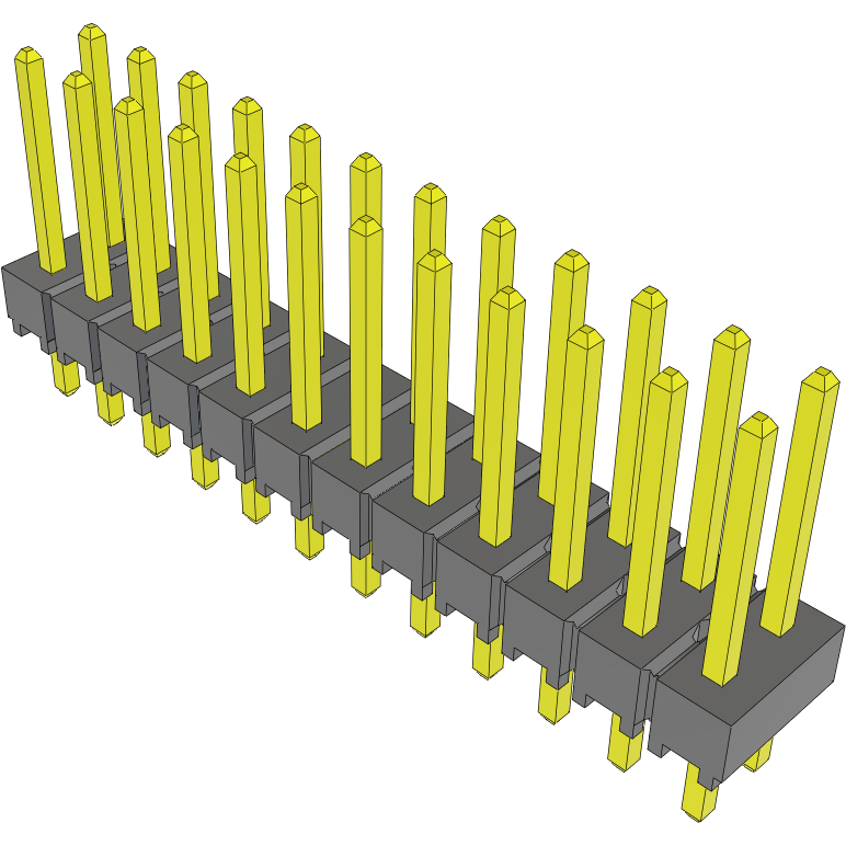 Samtec-TSW-112-14-S-D Piastre connettori e prese PCB Conn Unshrouded Header HDR 24 POS 2.54mm Solder ST Top Entry Thru-Hole Bulk