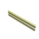 Conn Board Stacker HDR 36 POS 2.54mm Solder ST Top Entry Thru-Hole Bulk