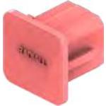 Radiall-627954001 Steckverbinderzubehör Connector Accessories Dust Cap Straight Pink