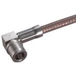 HUBER+SUHNER-16_QMA-50-3-2/133_NH RF-Steckverbinder Conn QMA 0Hz to 11GHz 50Ohm Crimp RA Cable Mount M Gold Bulk