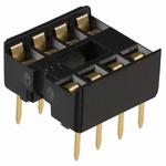 CnC Tech, LLC-241-08-1-03 Steckverbinder, Buchsen Conn IC Socket SKT 8 POS 2.54mm Solder ST Thru-Hole
