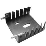 Heat Sink Passive TO-220 Finger PC Board Aluminum 8.9°C/W Black Anodized