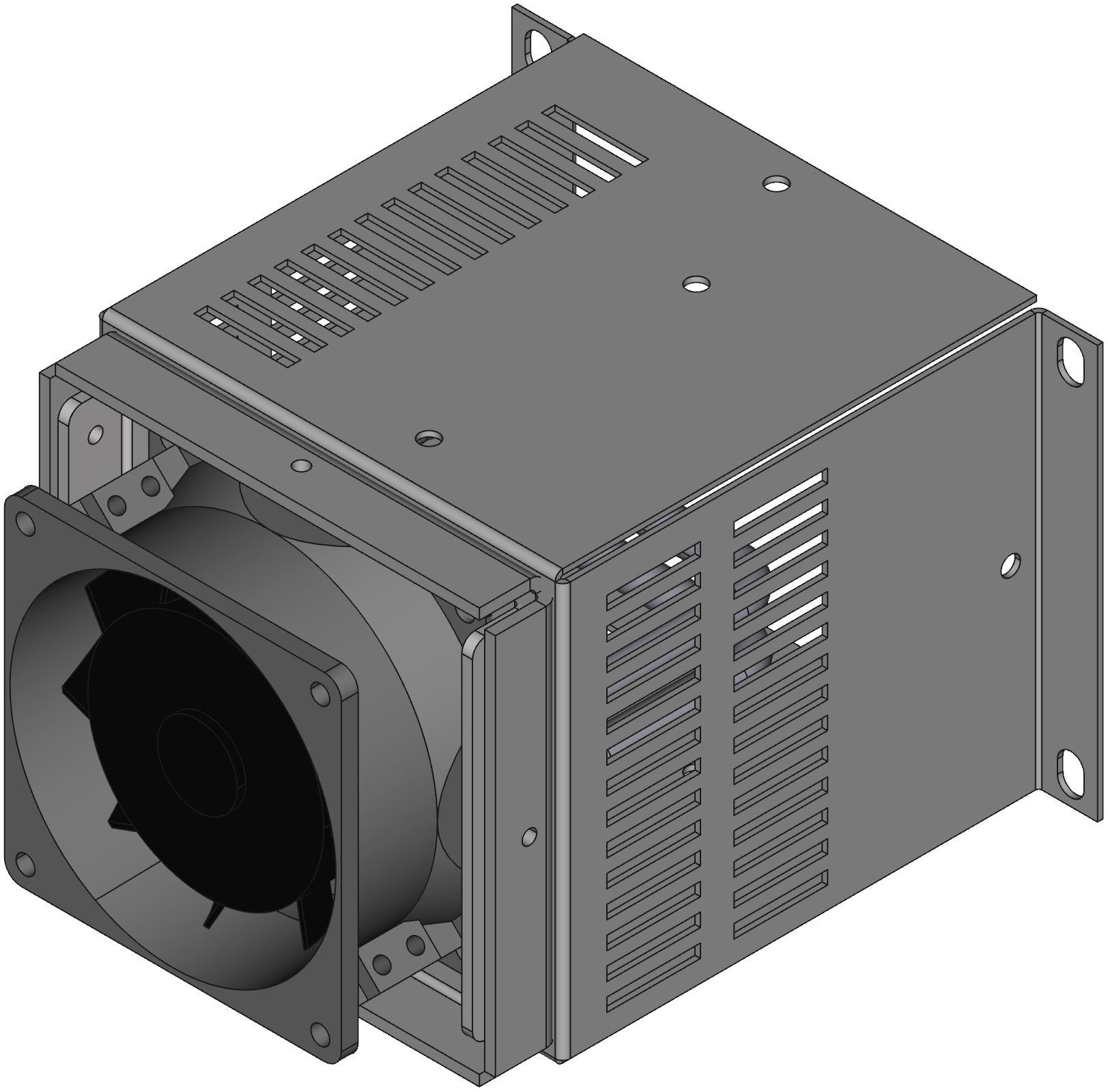 Hammond Manufacturing-FLHTF200A115 null Heater, Fan Heater 120VAC 200W Flange Mount