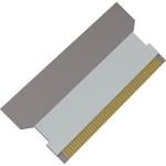 0.50mm Pitch Premo-Flex LVDS Jumper, 152.00mm Cable Length, Gold (Au) Plating, 90±10 Ohms Differential Impedance, 50 Circuits