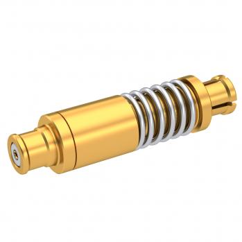 Radiall-R222723120W RF-Steckverbinder Conn SMP Adapter 0Hz to 18GHz 50Ohm ST RCP/RCP Gold Over Nickel