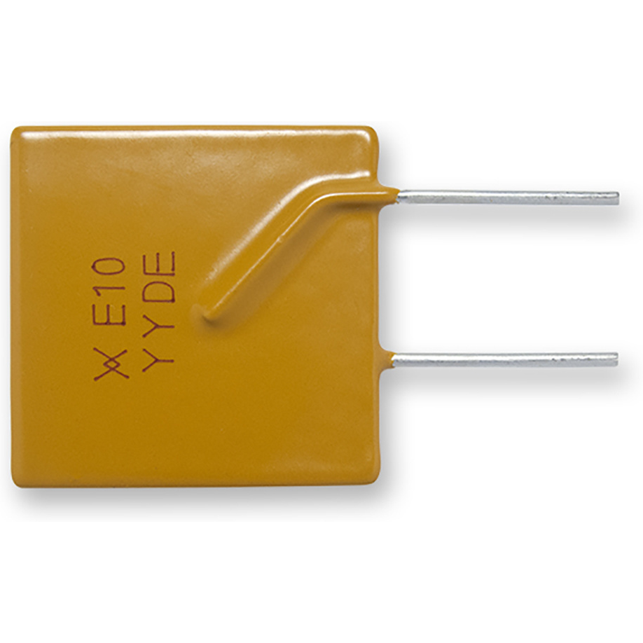 Littelfuse-AHEF1000 PTC, rückstellbare Sicherung PTC Resettable Fuse 10A(hold) 20A(trip) 32VDC 100A 7W 15s 0.006Ohm Radial 23.5 X 4 X 27.9mm Bag