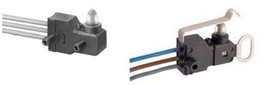 Marquardt Switches-1022.2202 Schnappschalter Switch Snap Action N.O./N.C. SPDT Lever 4A 24VDC 2.5N Screw Mount Wire Lead