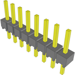 Conn Unshrouded Header HDR 8 POS 2.54mm Solder ST Top Entry Thru-Hole Bulk